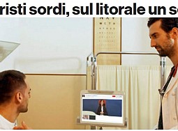 Turisti sordi, sul litorale un servizio di video interpretariato per tutti i pazienti